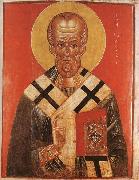 unknow artist Icon of St Nicholas France oil painting artist